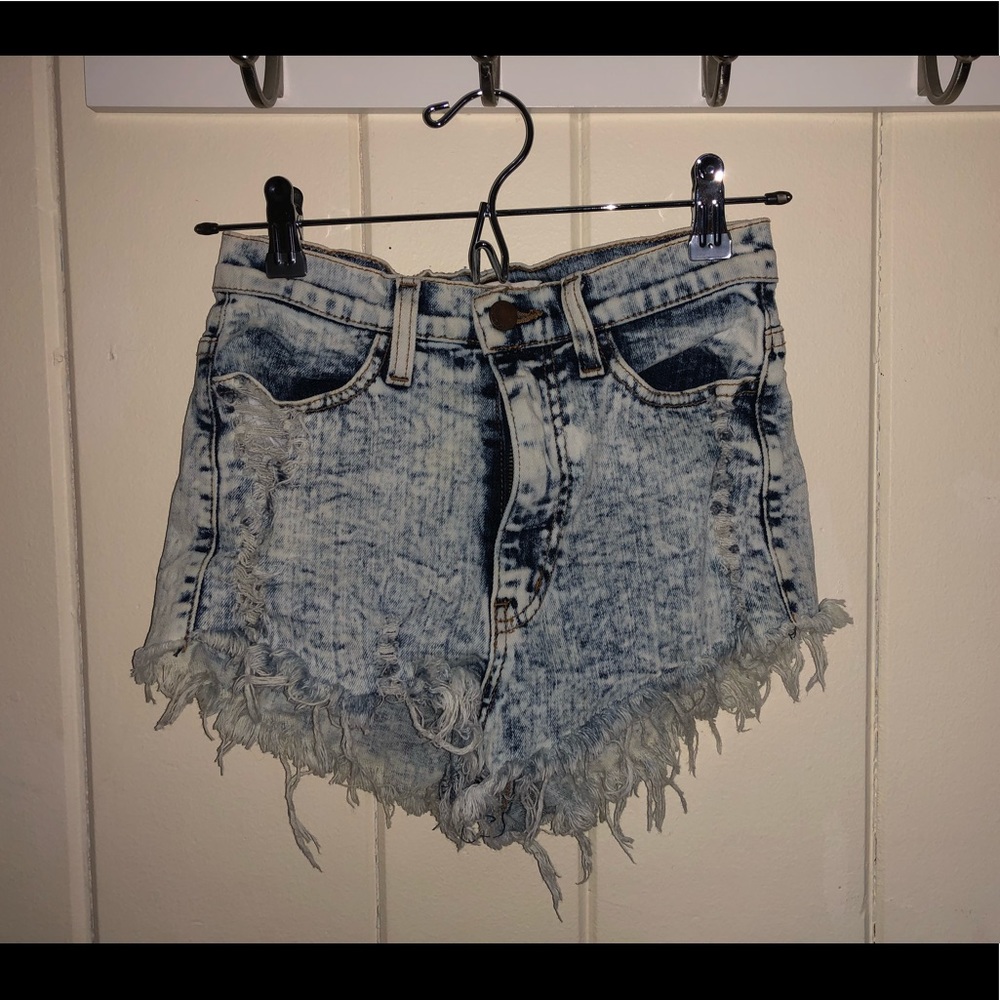 High Waisted Jean Shorts